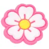 Cientos de Encantos para Zuecos de Niña Rosas DIY Desmontables Accesorios de Zapato de PVC Rosa Decoraciones Hebillas de Zapato Transfronterizo