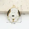 Snoopy diy accesorios para el cabello de niños accesorios de aleación aretes llavero colgante pequeño al por mayor