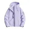 Jaquetas Impermeáveis em Grupo, Vestuário de Trabalho, Jaquetas Funcionais à Prova de Vento para Uso Externo, Jaquetas Softshell 3 em 1 Personalizadas para Homens e Mulheres