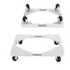 Soporte de base universal para lavadora, polea telescópica móvil de elevación, soporte de almacenamiento para tambor doméstico, soporte para refrigerador