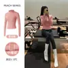 Nova Jaqueta de Yoga de Veludo Pilates Top Justo com Zíper Fitness Corrida Esportes Gola Alta Jaqueta Manga Longa