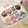Alfombrilla Absorbente para Baño Crybaby para Uso en Casa, Alfombrilla Antideslizante de Secado Rápido de Tierra de Diatomeas para Inodoro, Entrada