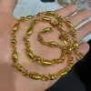 Suministro de Exportación Transfronteriza Joyería para Hombre Aleación Chapada en Oro Collar para Hombre Nuevo Collar de Oro Imitación 18K Fábrica