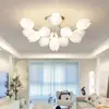 Luminária Pendente Nova Estilo Chinês do Designer, Toda em Cobre Criativa Estilo Chinês para Mesa de Jantar Longa Sala de Estudo Sala de Chá Luminária de Liga Metálica de 6 Luzes