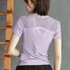 Nuevo modelo camiseta deportiva para correr top ropa de yoga para mujer, verano exterior profesional carrera matutina ropa de fitness, ropa de secado rápido
