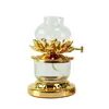 Lâmpada de Óleo de Manteiga Pura para Uso Doméstico, Lâmpada Budista para Oferta no Altar, Lâmpada de Óleo de Manteiga para Oferta a Buda, Lâmpada à Prova de Vento de Longa Duração, Pastilhas de Cera para Incenso