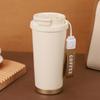 Copo Térmico para Mulheres com Bom Visual Aço Inoxidável 316 Lírio-do-Vale Caneca de Café Revestimento Cerâmico Bebida Dupla Presente Copo de Água Personalizado