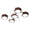 Lámpara de Techo para Sala de Estar Estilo Chino Minimalista Moderno Atmosférica Panal de Abeja Nórdica Creativa Nueva Lámpara para Dormitorio Iluminación para Toda la Casa