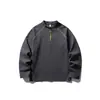 Camiseta Deportiva IZEXX de Manga Larga Transpirable de Secado Rápido para Exteriores para Hombres y Mujeres, Otoño Antibacteriana Línea Hasselblad Top de Media Cremallera