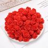 3.5Cmpe Feito à Mão de Alta Qualidade Cabeça de Flor de Espuma Rosa Material para Decoração Pacote Presente de Casamento Acessórios de Guirlanda de Cabeça de Flor