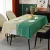 Mantel de PVC Impermeable a Prueba de Aceite Lavable Moderno Paño para Escritorio Estilo Ins Mantel para Mesa de Comedor Estudiante Mantel Rectangular para Mesa Cubierta para Mesa de Café