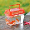 Suministro al por mayor de mini pecera de plástico, caja portátil para tortugas, caja para mascotas, caja para insectos, pecera, cubo para pecera