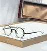 Rigon Moda Europea y Americana Nuevo Metal Marco Redondo Pequeño Punk Marco Liso Personalizado Retro Jmm Marco de Lentes Ópticos