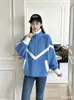 Nuevo suéter de punto de terciopelo de imitación de visón de otoño e invierno para mujer, abrigo, top largo holgado estilo coreano