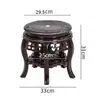 Suporte de Flores Plástico Multi-Camadas Suporte para Vasos de Plantas Verdes Estilo Chinês Antigo Sala de Estar Varanda Interior Suporte de Armazenamento de Chão