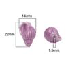Cuentas de Concha Cerámica Fresca Esmaltada de 2 Colores Pulsera de Cuentas Hecha a Mano para DIY Cadena de Teléfono Móvil Accesorios Decorativos