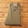 Nueva colección otoño e invierno 2026: forrados de polar, gruesos, texturizados, de sarga, elásticos, pantalones largos, de alta gama, corte holgado, pierna recta, pantalones casuales versátiles para hombre