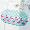 Alfombra Antideslizante para Baño de Peces de Aguas Profundas, Felpudo para Baño y Ducha, Alfombra de Baño de Dibujos Animados para Niños con Ventosa