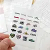 Grupo de Chicos K-Pop Riize Calcomanías para Uñas de Apoyo al Regreso con Forma de Silla Adhesivas Impermeables Calcomanías para Teléfono en Stock