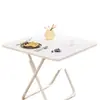 Mesa Dobrável Mesa de Jantar para Uso Doméstico em Apartamentos Pequenos, Mesa Quadrada para Jantar, Mesa Redonda para Varanda, Mesa de Jantar Portátil, Conjunto Simples de Mesa e Cadeiras