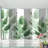 Biombo Estilo Chino para Sala de Estar, Oficina, Plegable Móvil para Bloquear Entrada de Dormitorio con Carácter "Fu" para Uso Doméstico