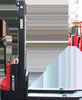 Carretilla elevadora de pie de 1,5 toneladas para levantar y transportar, Vehículo de carga y descarga elevada de 2 toneladas con gran potencia, Carretilla elevadora de pie totalmente eléctrica