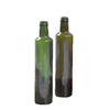 Venda por atacado marrom garrafa de azeite 750ml redonda verde escuro camélia garrafa de óleo de noz 500ml garrafa de vidro quadrado