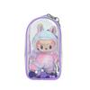 Funda Protectora Labubu Bolsa Antipolvo Macarrón Muñeco de Algodón Bolsa de Paseo Vinilo 19cm Bolsa de Almacenamiento Caja Misteriosa