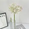 Flor Artificial Nueva Individual Grande Encaje Flor de Arroz Comercio Exterior Decoración del Hogar Salón de Bodas Paisajismo Arreglo Floral Gipsofila Mayoreo