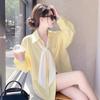 Chaqueta Camisa de Gasa para Mujer 2026 Nuevo Estilo Diseño Elegante Hermoso Top Verano Casual Talla Grande Ropa con Protección Solar