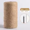 Corda de cânhamo artesanal material DIY arranhador para gatos linha de corda grossa de cânhamo decoração de tubo de água corda fina corda de amarração resistente ao desgaste
