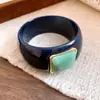 Pulseira Gradiente Quadrada de Acrílico, Pulseira de Luxo Leve Ins Nicho High-End, Joia de Mão Versátil da Moda Personalizada Atacado