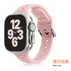 Adecuado para Correas de Apple Watch S1-S10Ultra Serie Completa Garra de Gato Hueca en Forma de Cintura Correa de Silicona