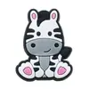 Charms para Zapatos Animales Cocodrilo Panda Hebillas para Zapatos Accesorios para Zapatos de Jardín Zuecos Decoraciones DIY Hebillas Decorativas de Goma Suave PVC Pantuflas