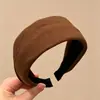 Diadema de Copa Alta y Ala Ancha para Mujer 2026 Nuevo Estilo Hace que la Cara Parezca Más Pequeña No Aprieta la Cabeza Diadema Otoño Invierno Lavado de Cara Presionar el Cabello Pinza para el Cabello Accesorios para el Cabello