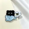Presilha de cabelo de gatinho preto fofa para crianças, presilha de cabelo para franja de meninas, presilha BB para meninas, grampo lateral, acessório de cabelo