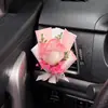 Mini Ramo Pequeño para Reunión de Bolsillo Flor Artificial Rosa Regalo para Novio Novia Recuerdo Cumpleaños Qixi Día de San Valentín