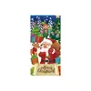 Fábrica de Comercio Exterior de Amazon Cubierta Navideña para Puerta Tela Colgante Escena de Patio de Papá Noel Pancarta de Decoración para Fiesta