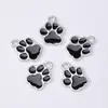 Accesorios de Colgante de Pata de Gato de Esmalte de Aleación Colorida Cuentas Espaciadoras para Pulsera DIY Accesorios de Joyería con Cuentas Semi-Terminados