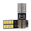 24 Luces LED Luces de Coche T10 Luces de Lectura 24SMD-4014 Decodificación Luces de Ancho Continuo Placa de Matrícula Alta Brillo Luces de Coche