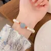 Pulsera de Perlas de Imitación de Alta Gama para Mujer Diseño de Nicho de Ins Dulce y a la Moda Pulsera para Mejor Amiga Regalo Súper Hada para Estudiante para Mujeres