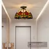 Luz Retro para Entrada, Luz para Pasillo, Luz Mediterránea, Luz para Dormitorio Comedor, Luz Sencilla para Balcón, Luz de Techo para Mirador Estilo Europeo y Americano