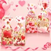 Nueva Bolsa de Regalo de Corazón para el Día de San Valentín de Amazon Bolsa de Empaque para Regalo de Dulces Galletas Snacks Bolsa Plana Opp