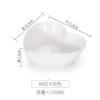 Melamina color tazón para ensalada de frutas snack postre tazón hoja de loto tazón imitación porcelana tazón creativo comercial para condimentos para olla caliente