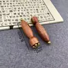 Bálsamo para Ojos de Cuerno de Sándalo Morado, Bálsamo para Rostro, Palo de Masaje, Masajeador de Ojos de Flor de Loto, Relajación de Puntos de Acupuntura para Ojos de Sándalo Real