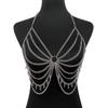Bambu como roupas Europa e Estados Unidos personalidade da moda transfronteiriça corrente de corpo de metal acessórios de boate para meninas quentes DL0032
