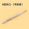 Pinza para cejas de acero inoxidable pinza para cejas plana oblicua pinza para cejas pinza para cejas pinzas para depilar vello boca plana boca oblicua herramienta de maquillaje regalo