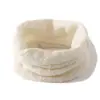 Bufanda de Cachemira Tejida Calada de Color Sólido Bufanda Pequeña Versátil Prenda para Cuello Exterior de Punto Suéter Cuello Manga Cuello Falso Cálido