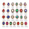 Acessórios para Unhas Estilo Japonês de Comércio Exterior, Ornamentos de Diamante Retrô, Sapatilhas Estilo Ano Novo com Fundo Plano, Coração de Pêssego Envolto com Diamantes, Acessórios de Liga Metálica Atacado