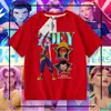 Cazadores de Demonios Kpop Cazador de Brujas Reunión Cuello Camiseta de Manga Corta de Verano Holgada Tallas Medianas y Grandes Tops Casuales para Niños